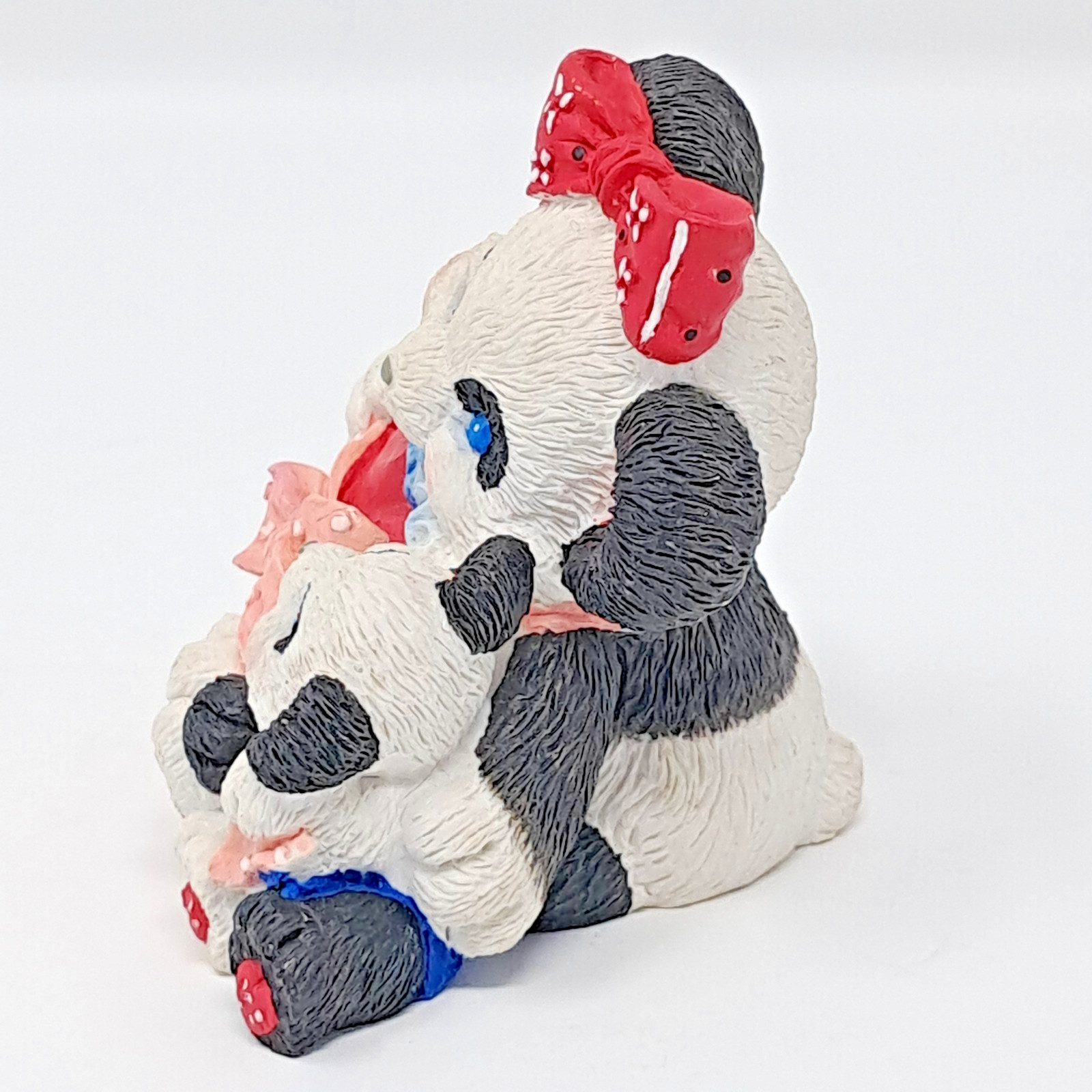 Pandannas 1994 Fur-Ever Tugging at My Heart resin figurine Enesco 110582 pandas