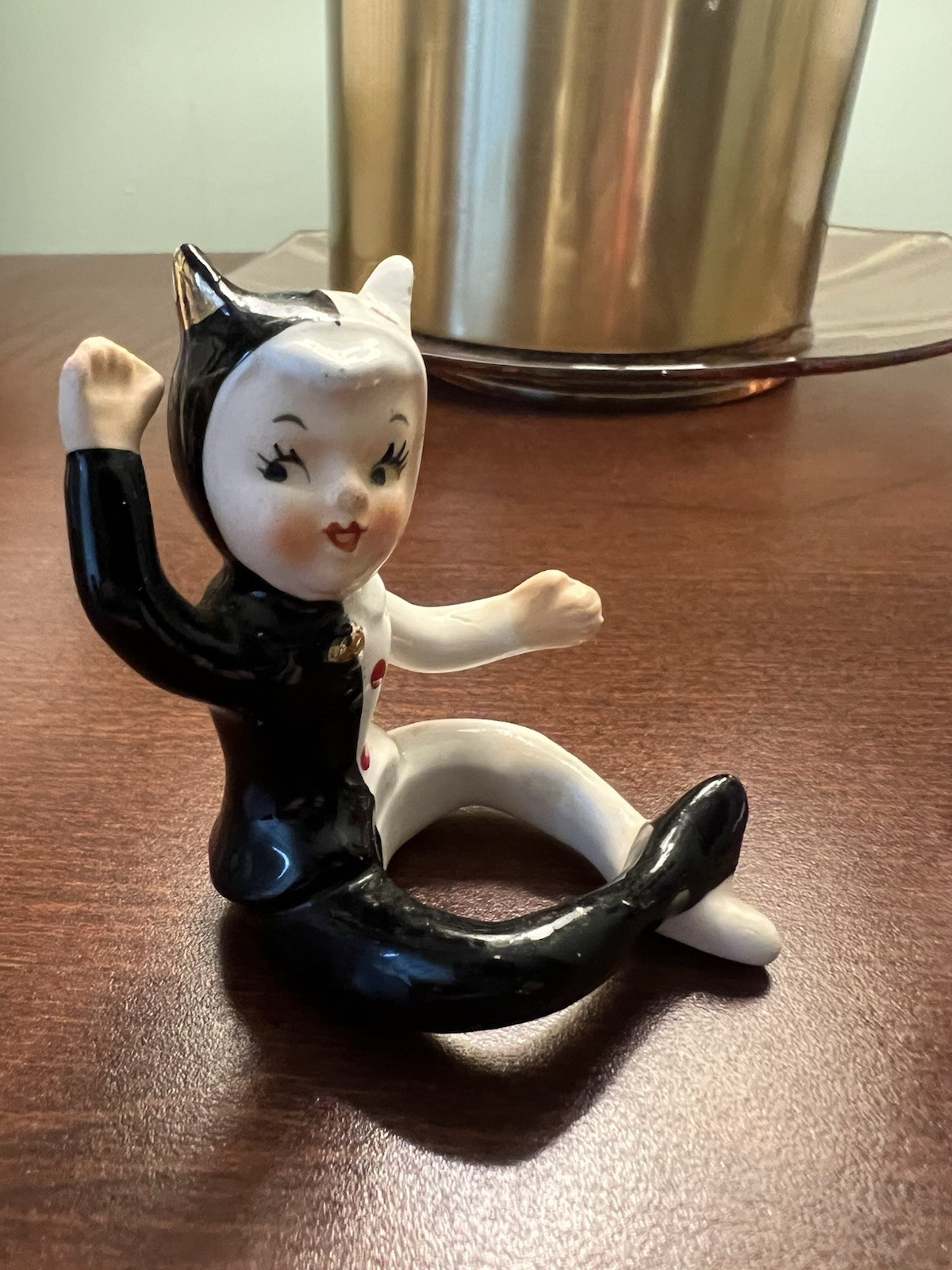RARE Vintage 50s Cheeky Devil Candle Huggers Japan. See photos for condition