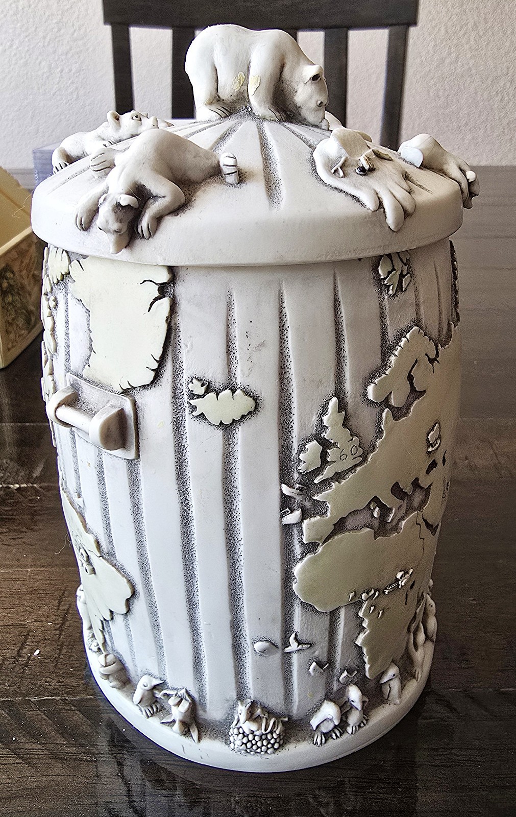 ** RARE** HARMONY KINGDOM Planet Dustbin AND Planet Dustbin II ***RETIRED***