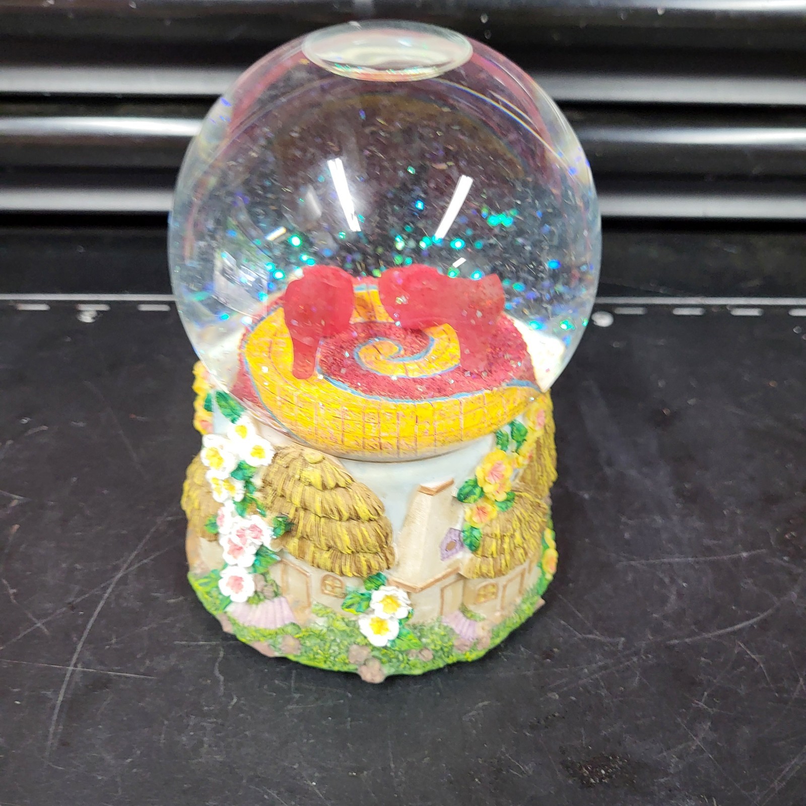 Westland Giftware Wizard Of Oz RUBY SLIPPERS CLICKING Musical Snowglobe-Unboxed