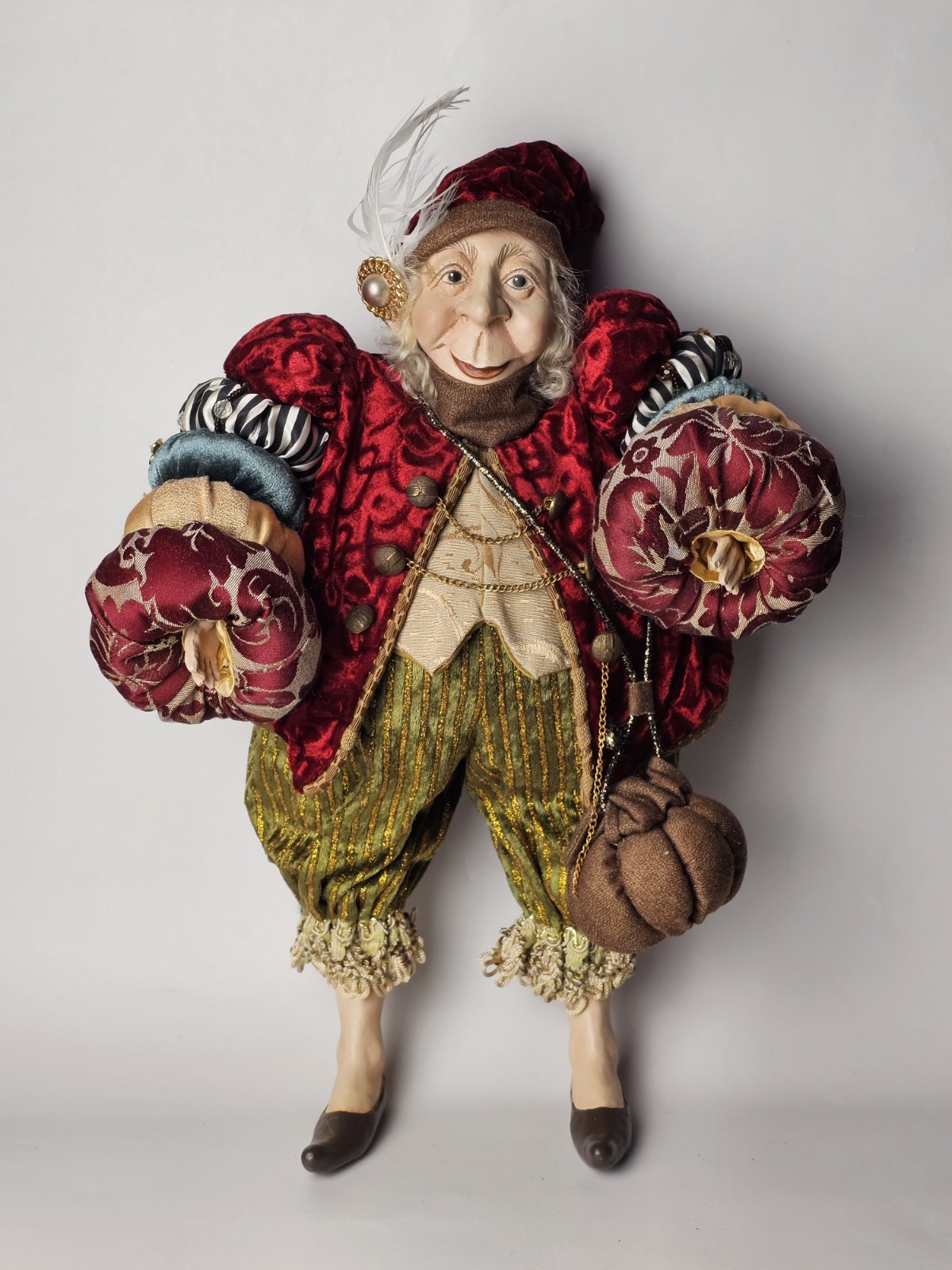 Vintage The Lam Lee Group Shakespearean Jester Fairie Elf Doll Collectable