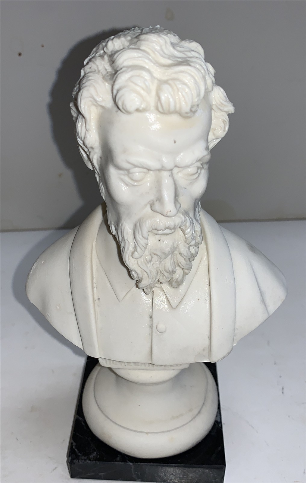 G Ruggeri Artists Busts Leonardo & Michelangelo Famous Artists