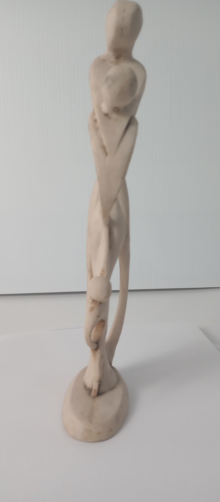 Vintage / Antique Mother, Father and Child Sculpture 11″