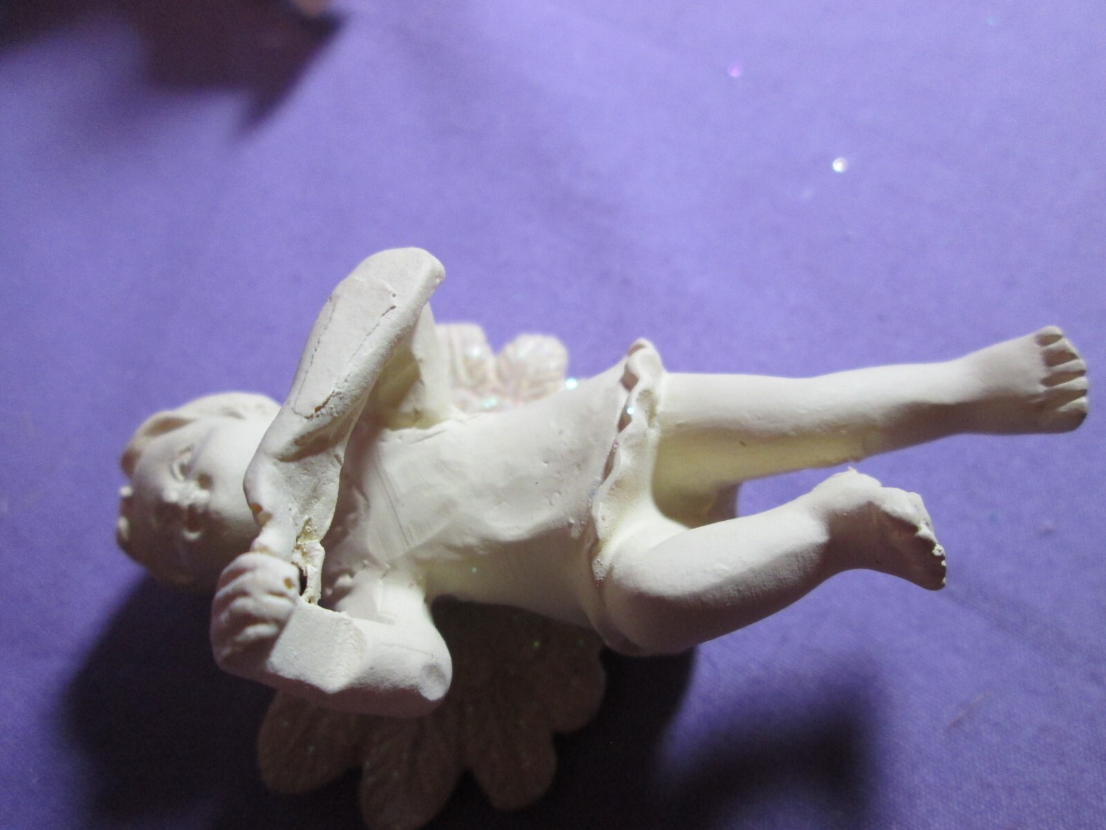 Set of 6 Angelstar Angel Children Clay Comfort Angels Hug & Sit Figurines 2005
