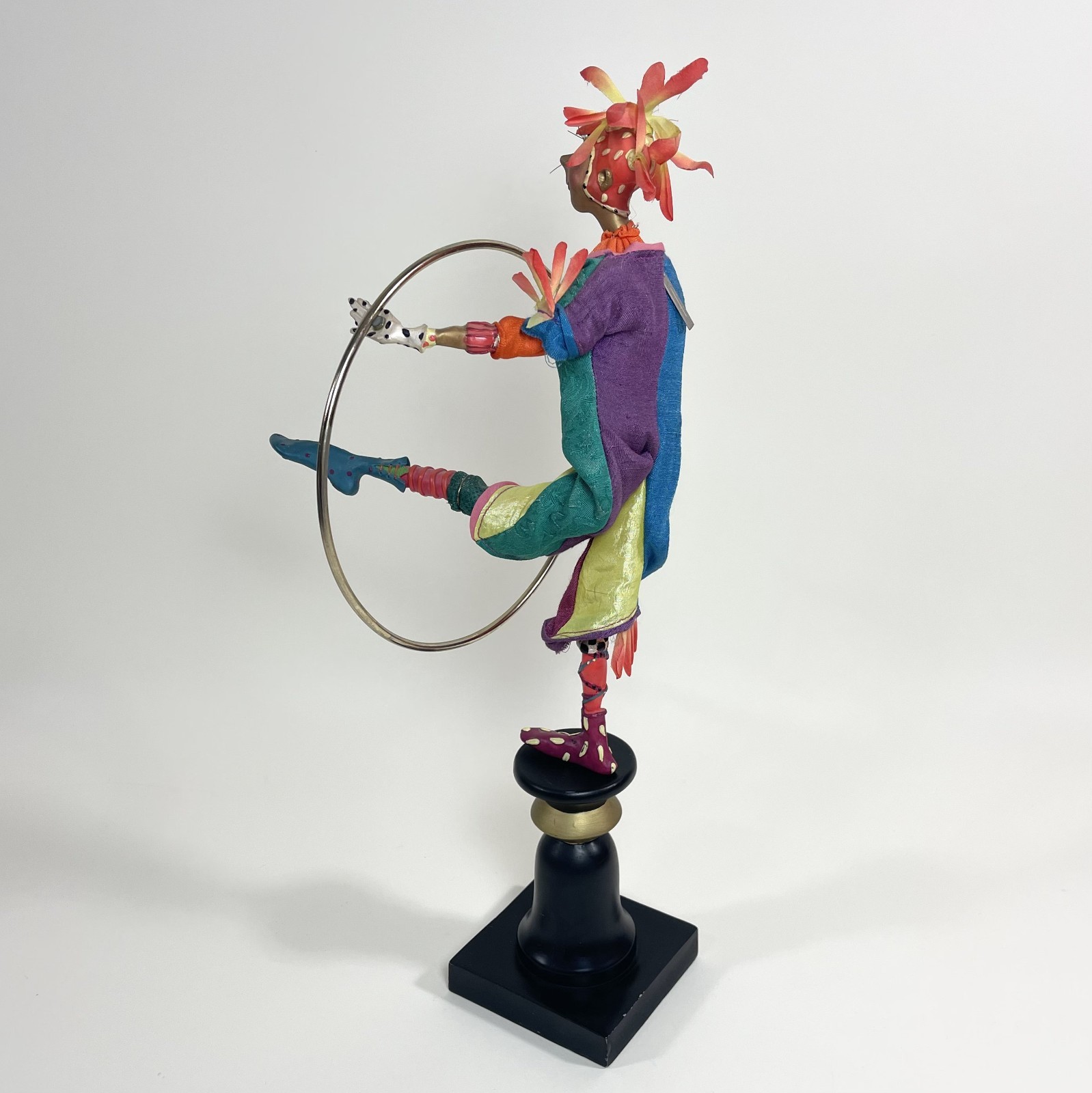 Cirque du Soliel Kate Church Balancing Ring Performer Figure Folk Art
