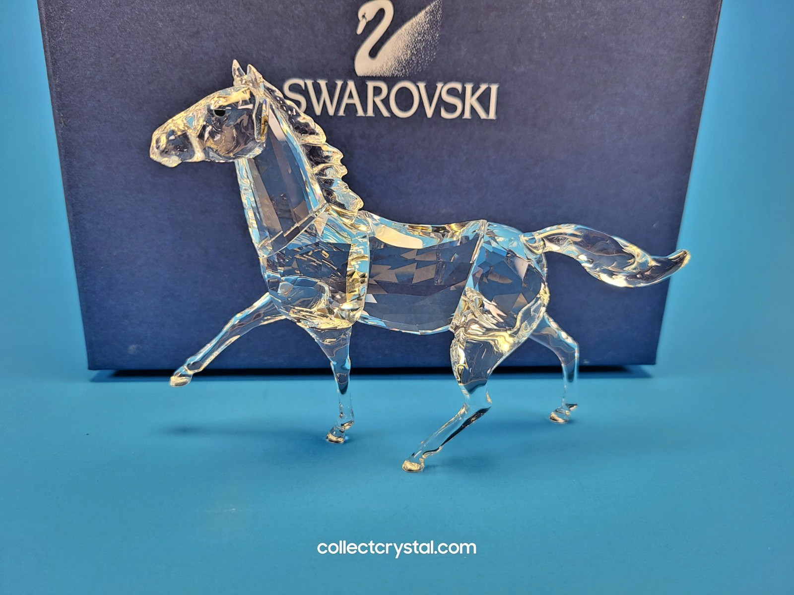 SWAROVSKI STALLION HORSE FREE STANDING Running Mare # 5135910 No Sleeve