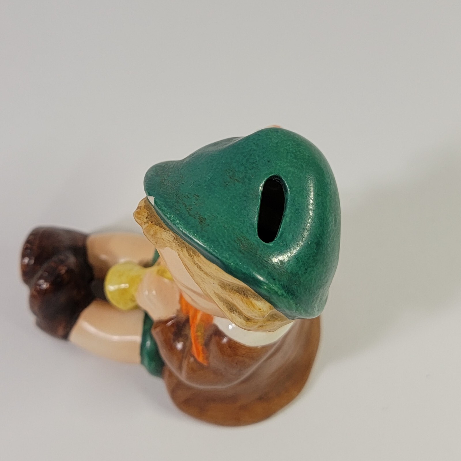 Goebel Boy With Flute 4″ Figurine KF #25/0 1950’s Chip on Hat TMK1