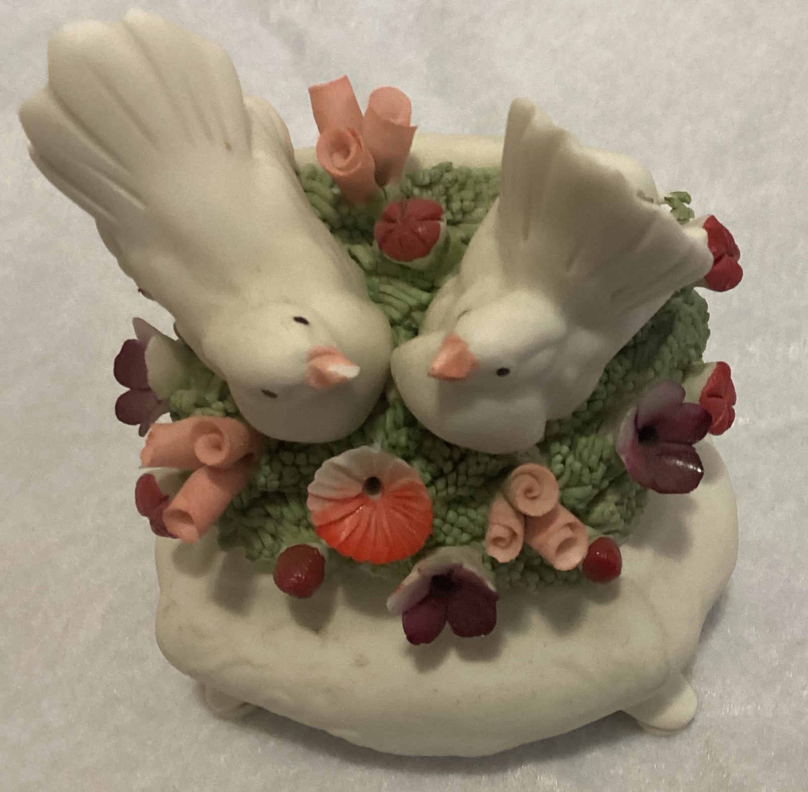 Doves Lovebirds Figurine