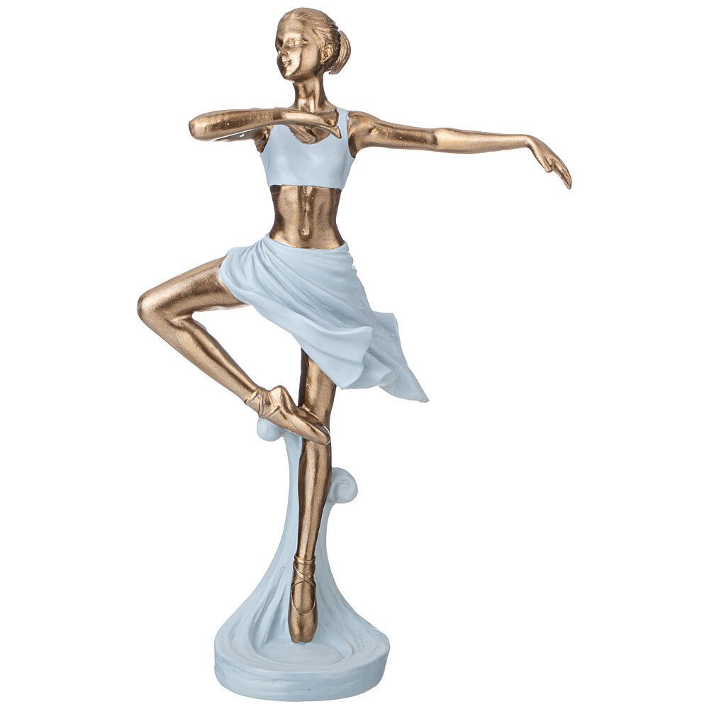 Lefard Ballerina Figurine Polystone Ballet Dancer Statue 11″