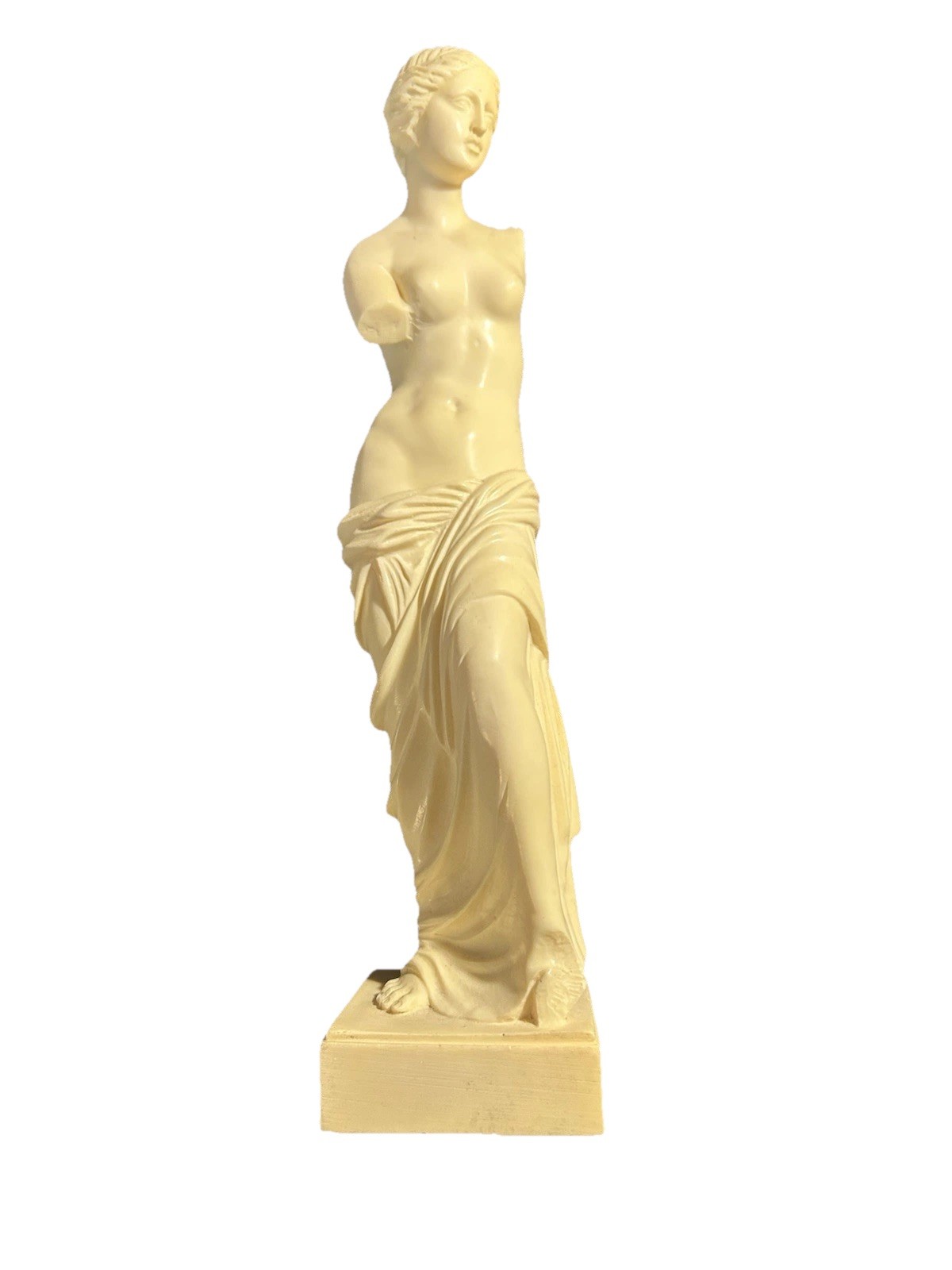 Aphrodite Venus Birth Statue Sculpture White Finish, 32 Cm.FREE SHIPPING!