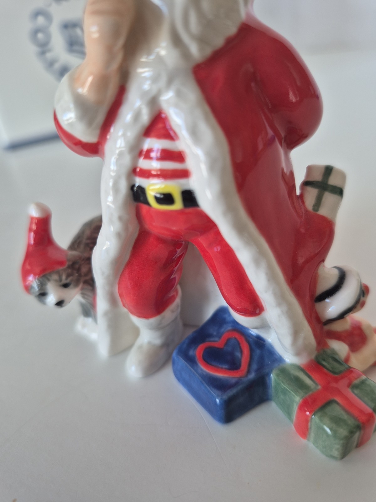 Royal Copenhagen Denmark 2015 Annual Santa Claus Dog LE Christmas Figurine w Box