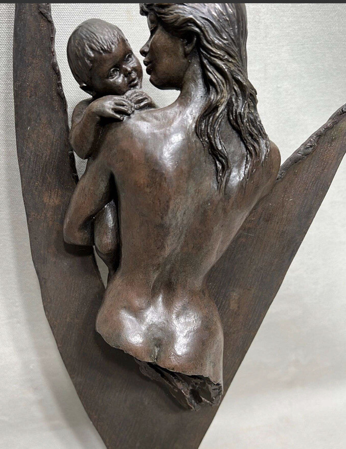 ~EBANO~ MANUEL VIDAL TORRENS “Mother’s Happiness” LIMITED EDITION STAMPED COA
