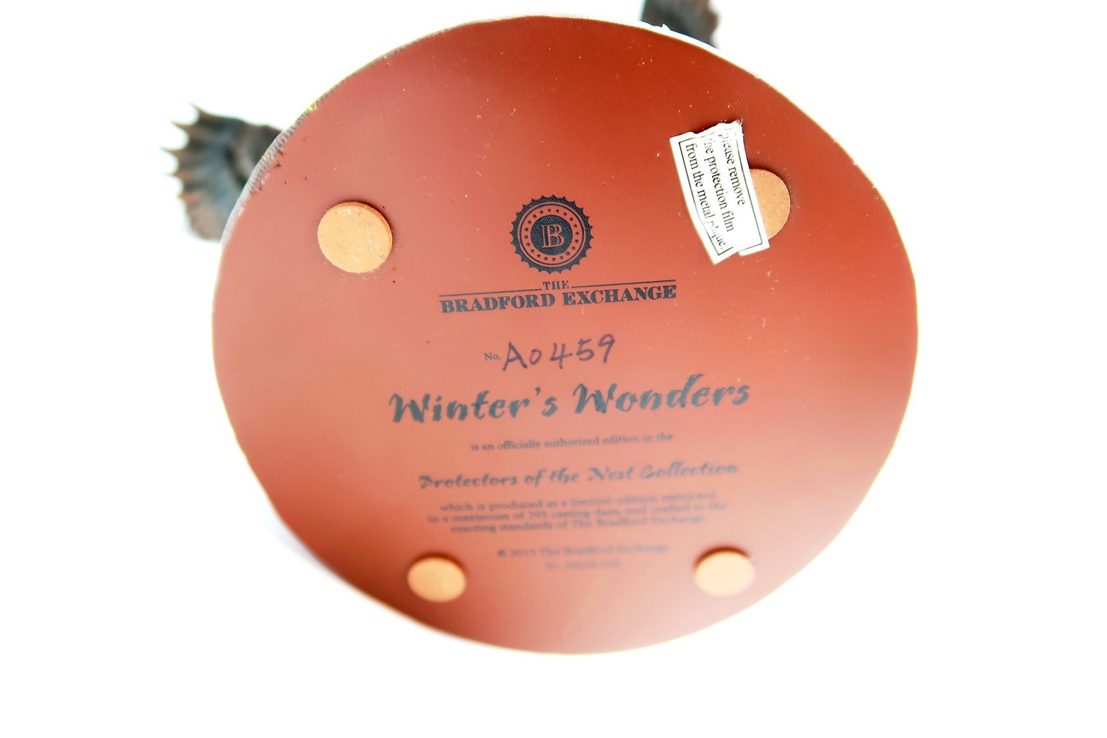 Bradford Exchange WINTER’S WONDERS Protectors Of The Nest Collection BALD EAGLES