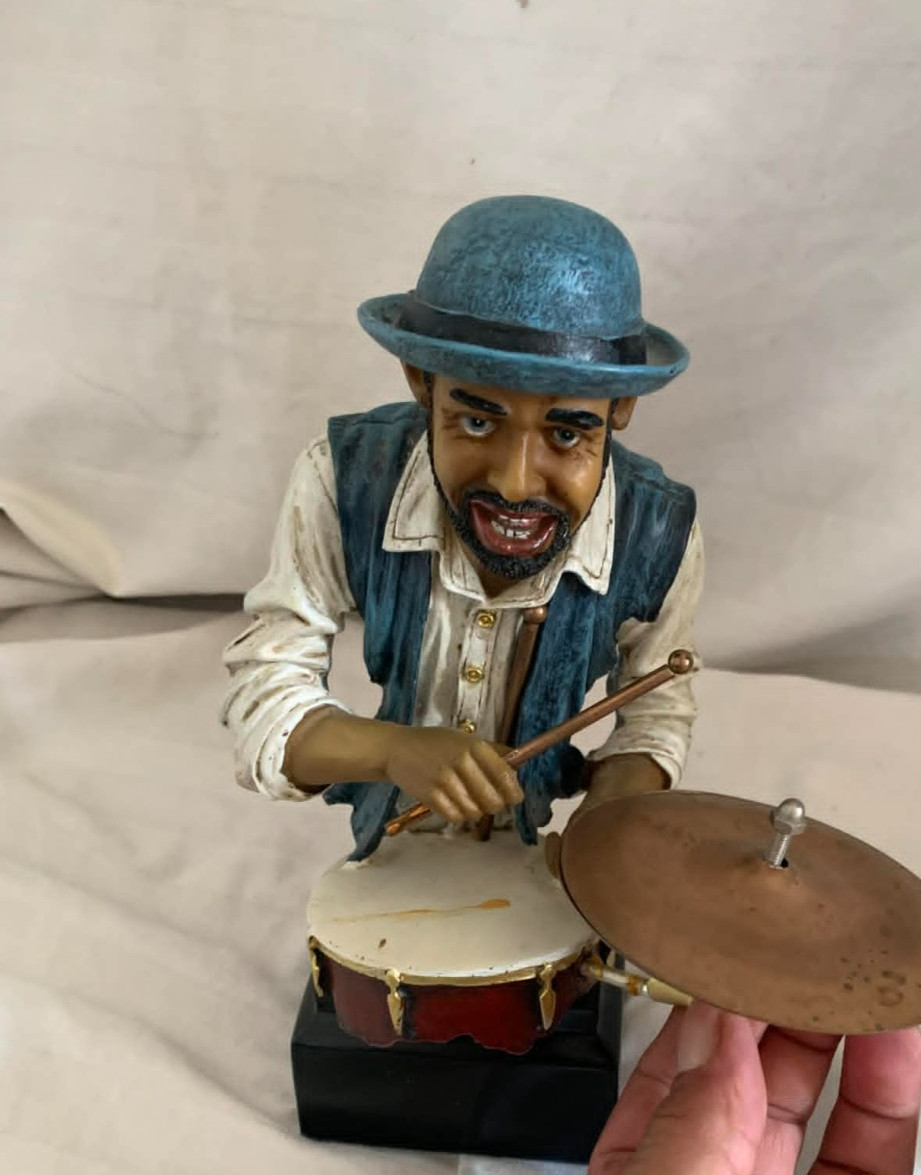 willitts all that jazz sculptures cool at jazz drummer (A888)