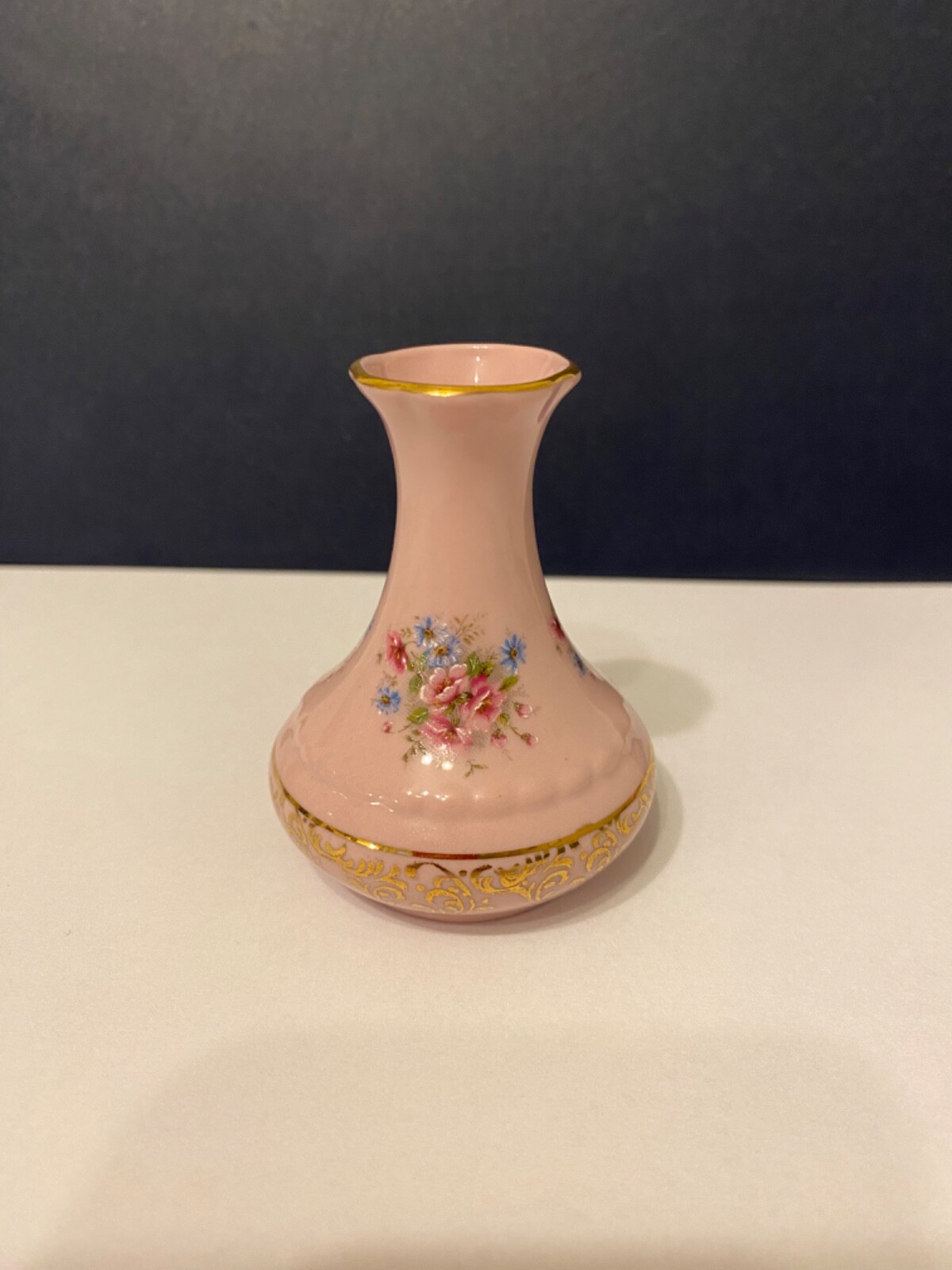 pink porcelain czechoslovakia