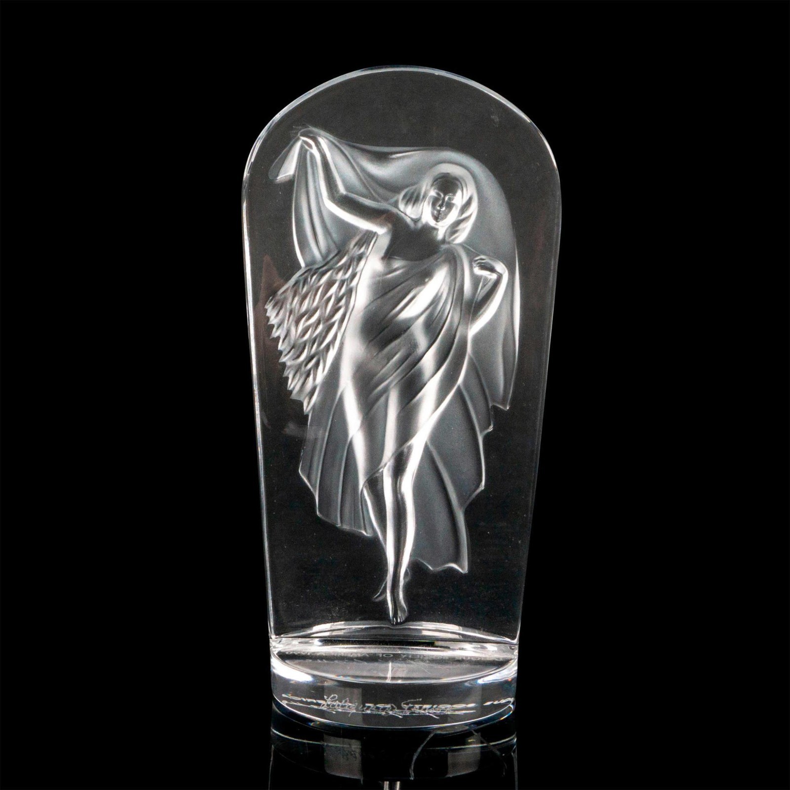 Lalique Goddess Hestia Plaque 1990 Collector’s Society Statuette MINT w/sticker