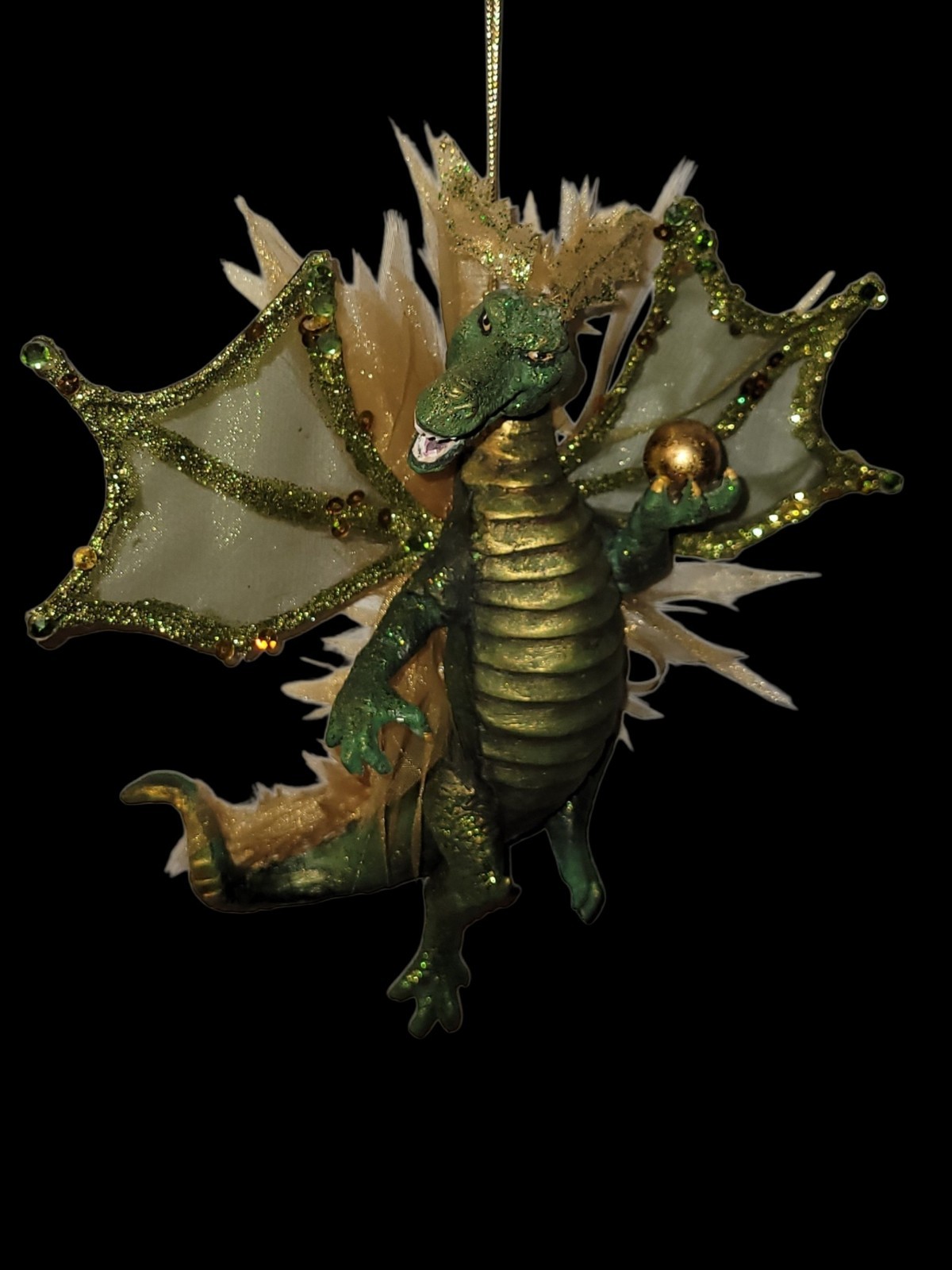 Katherine’s Collection Hanging Green Dragon – Fantasy Halloween