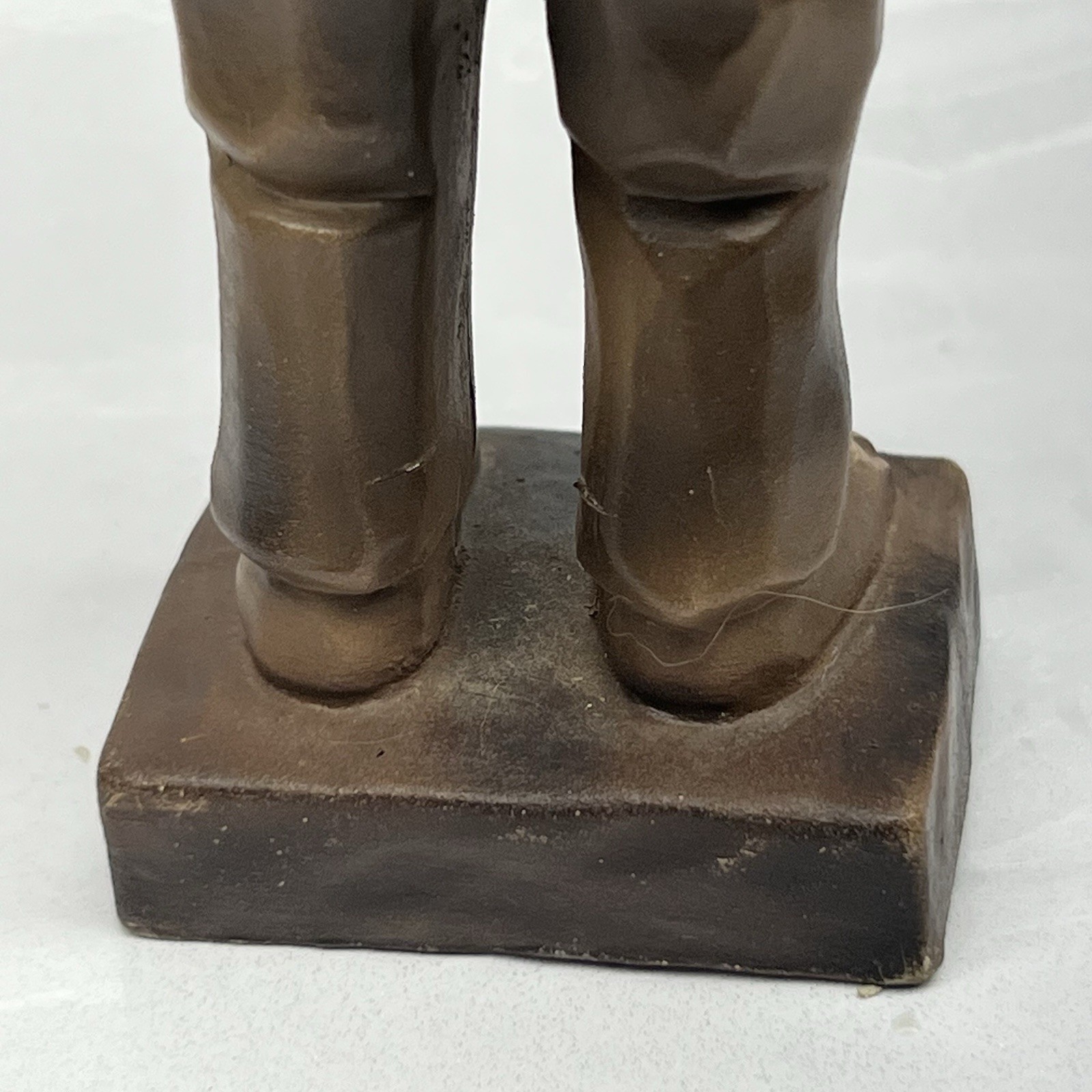 Vintage Decorama Old Pap Needs A Smoke! Chalware Figurine 6” Tall