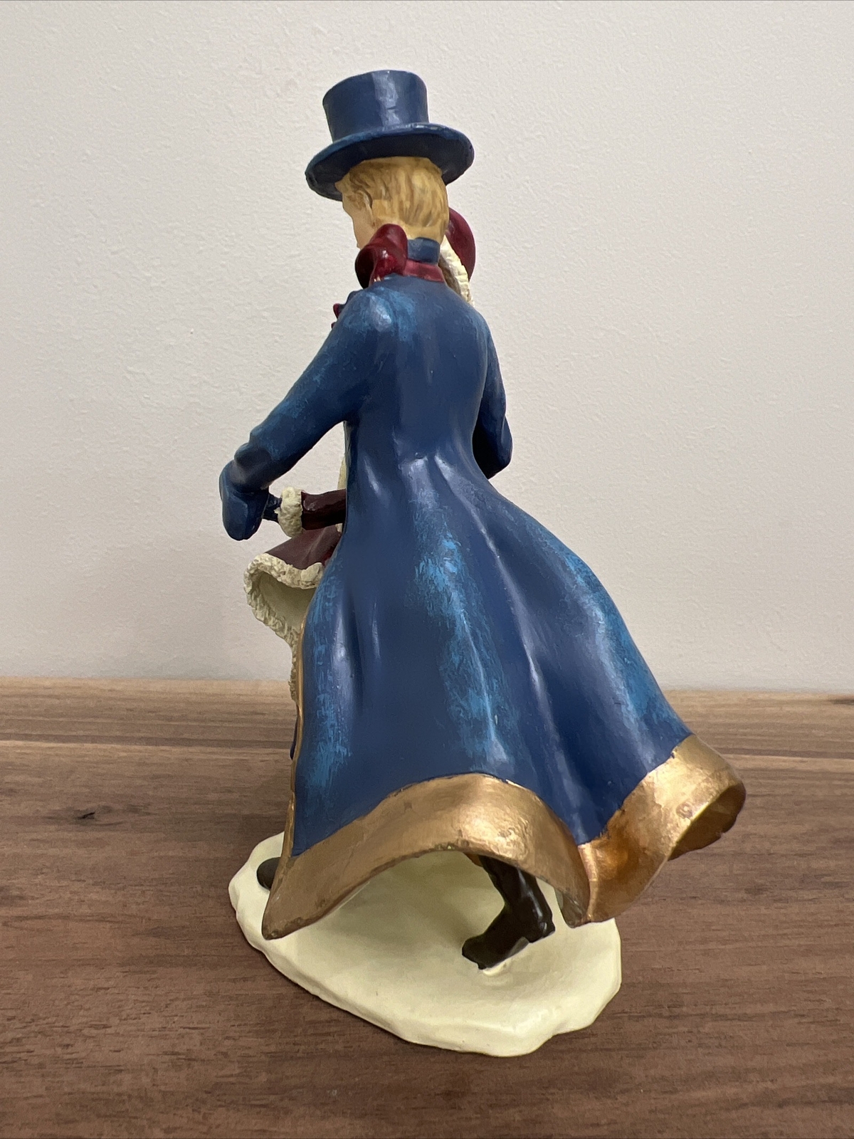 Vintage Victorian Couple Holiday Figurine 7 inches tall