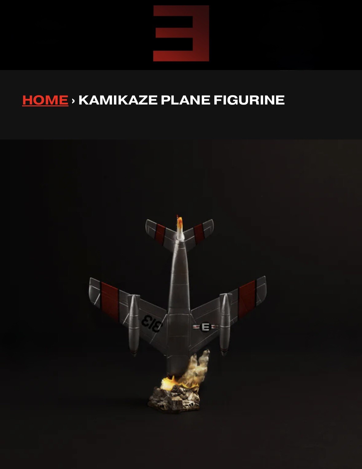 Limited ED Eminem Kamikaze Hand Painted Plane 6.5” X7” X 3.25” Vinyl Sculpture