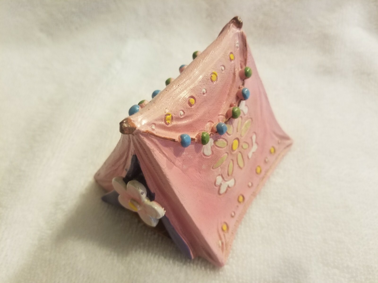Tiny Treasures Boho Garden Ceramic Structure 3 in x 2.75 in x 3.25 in