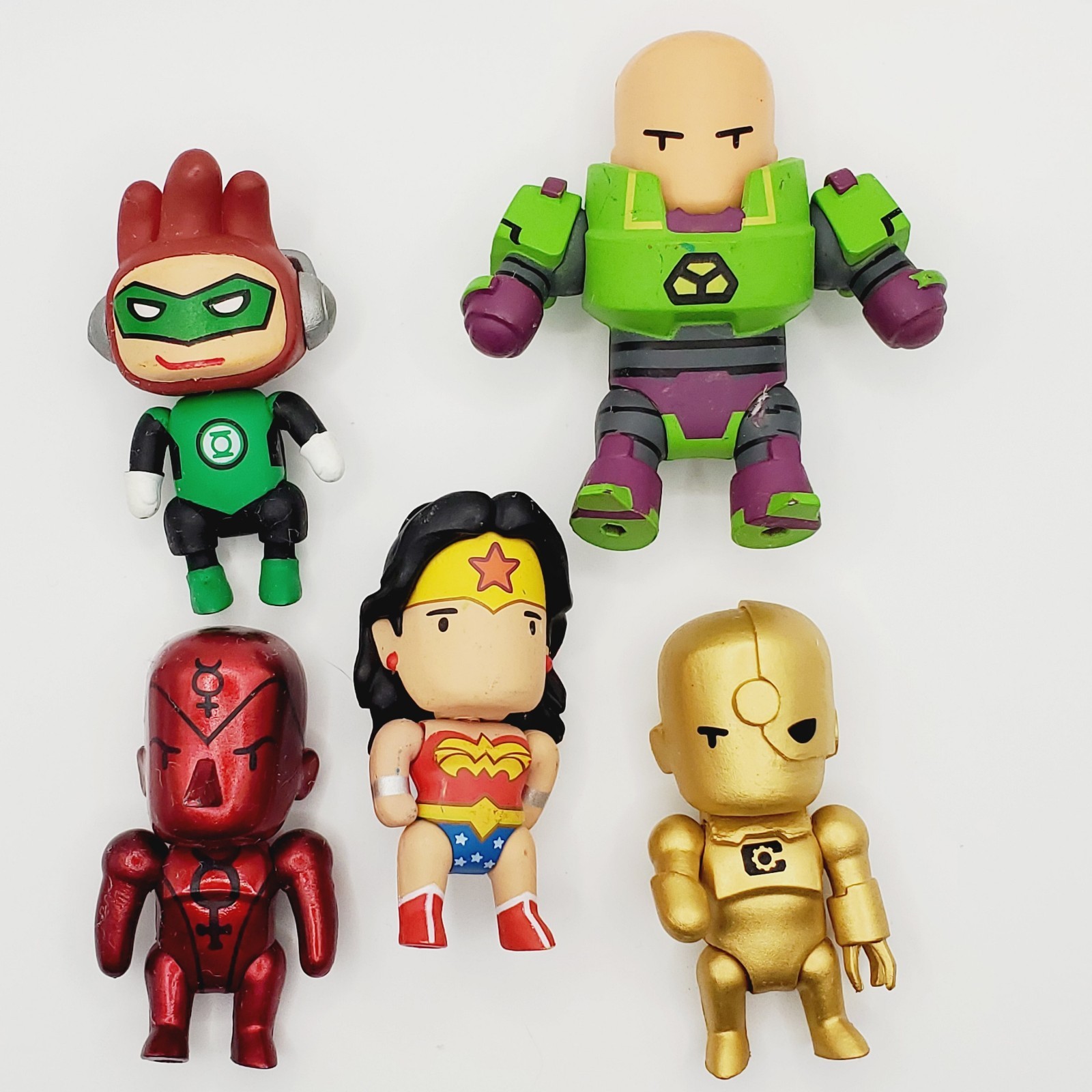 Lot of 5 Scribblenauts Mini Unmasked DC Comics Figures