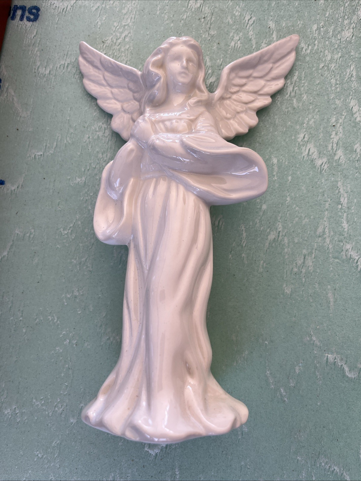 Heavenly Band Dresden Porcelain Angel 7” Initial MKH Karl-Heinz Klette
