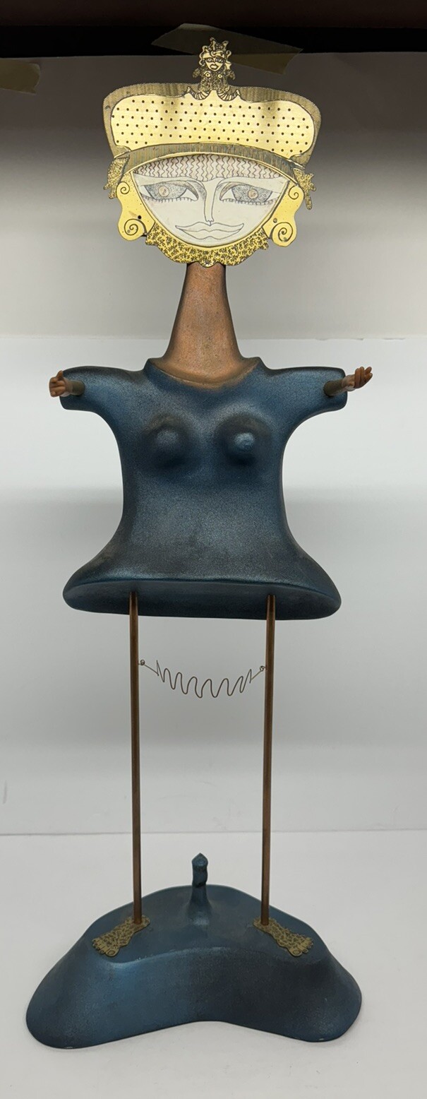 Kimberly Willcox Silvestri Art Large Jewelry Display Sculpture Mixed Media