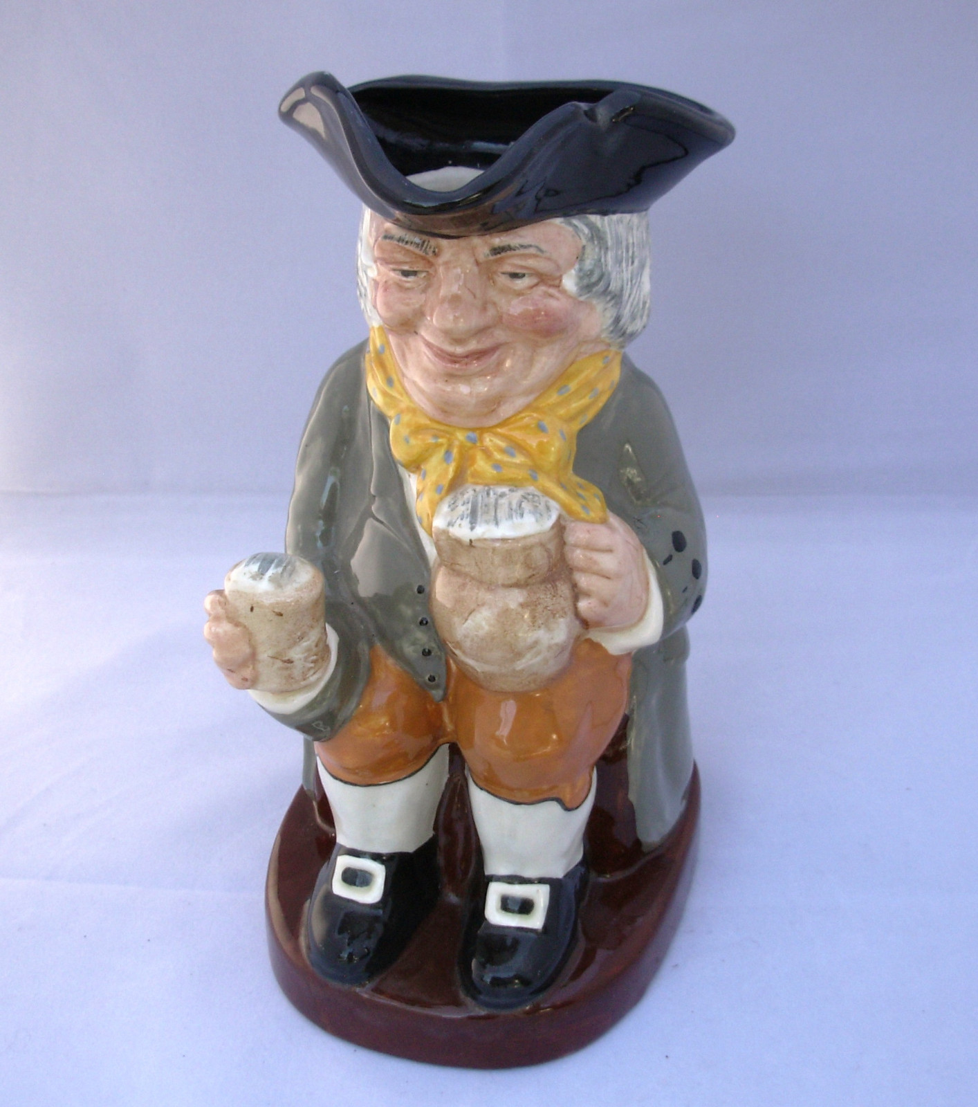 Royal Doulton Happy John Lg Character Toby Jug Mug Pitcher 9″ No8321 England vtg
