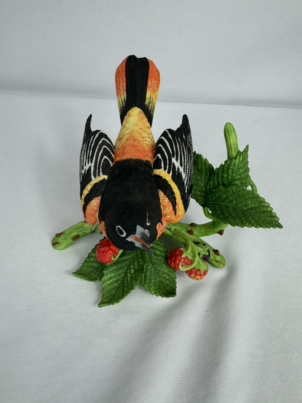 Lenox BALTIMORE ORIOLE Garden Birds Collection 1990 Handcrafted Fine Porcelain