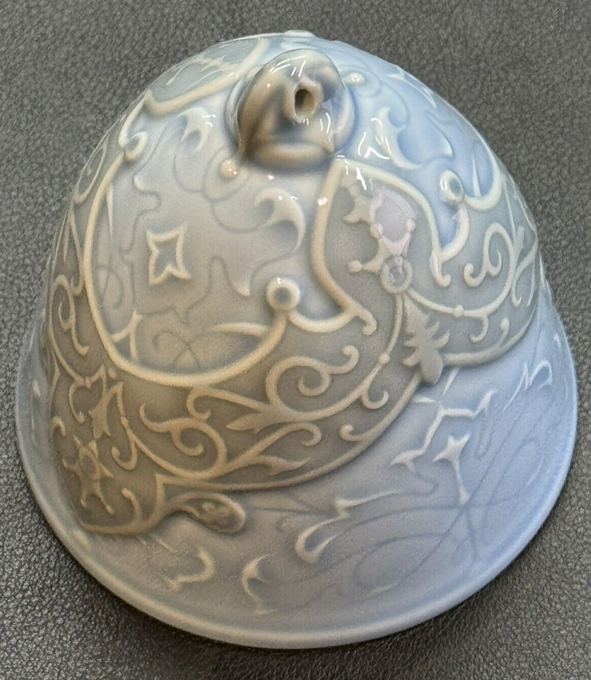 ✅ Lladró 8159; 2005 X-mas Bell; Porcelain Sculpted Bell; MINT In Original Box