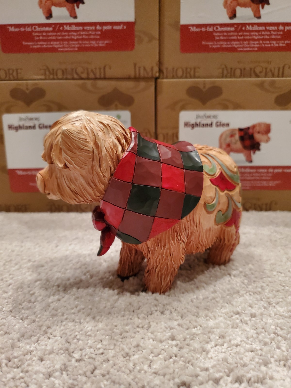 Jim Shore Heartwood Creak Moo-ti-ful Christmas 6017041 Highland Glen Calf