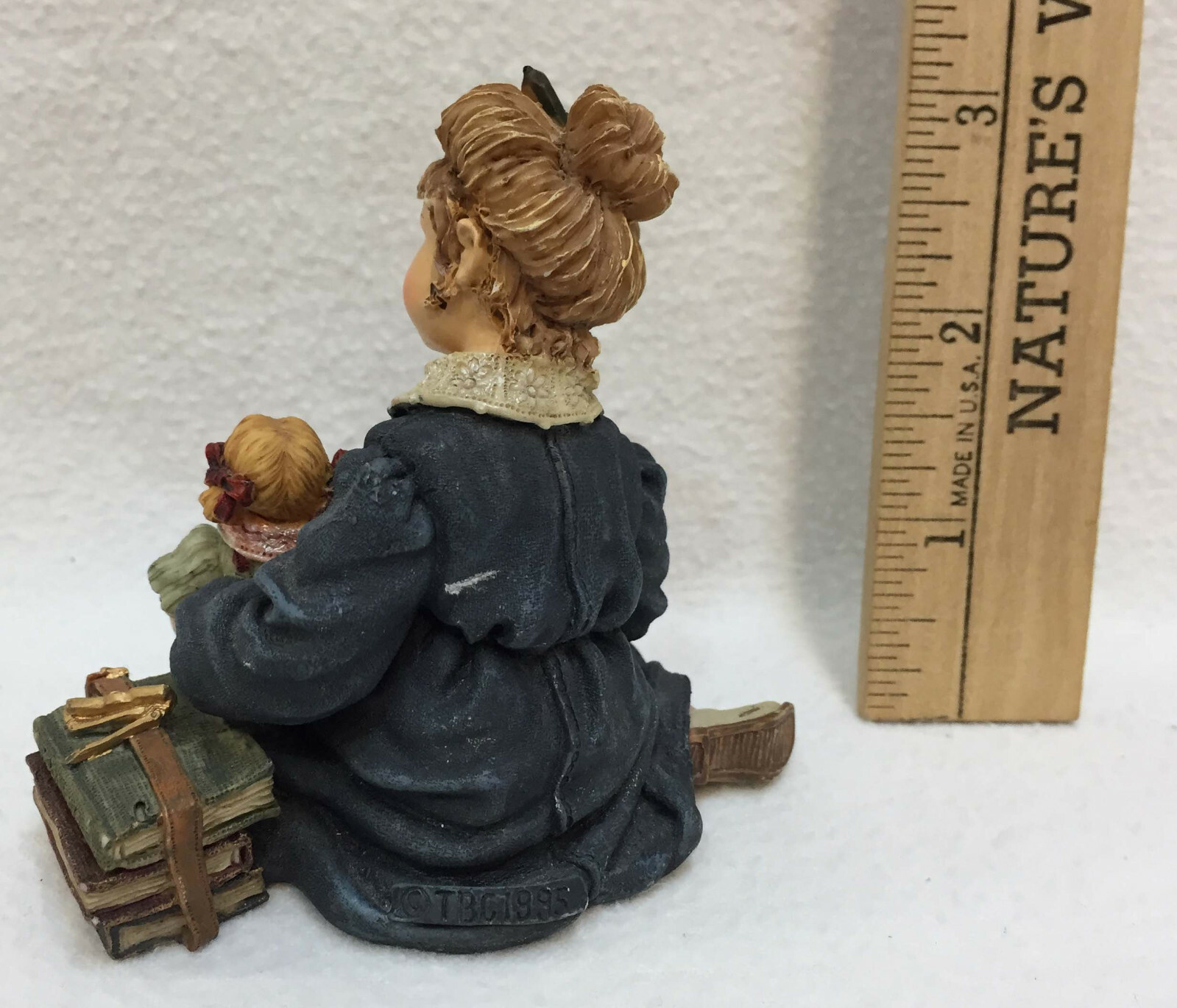 Boyds Yesterdays Child Dollstone Figurine Michelle Daisy Reading Fun Resin 1996