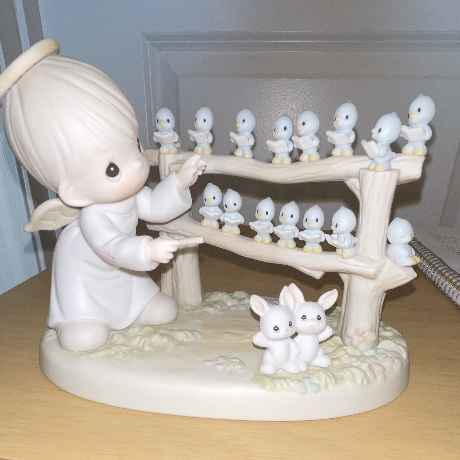 Precious Moments Porcelain Angel Anniversary Figurine Commemorative 1992 5in