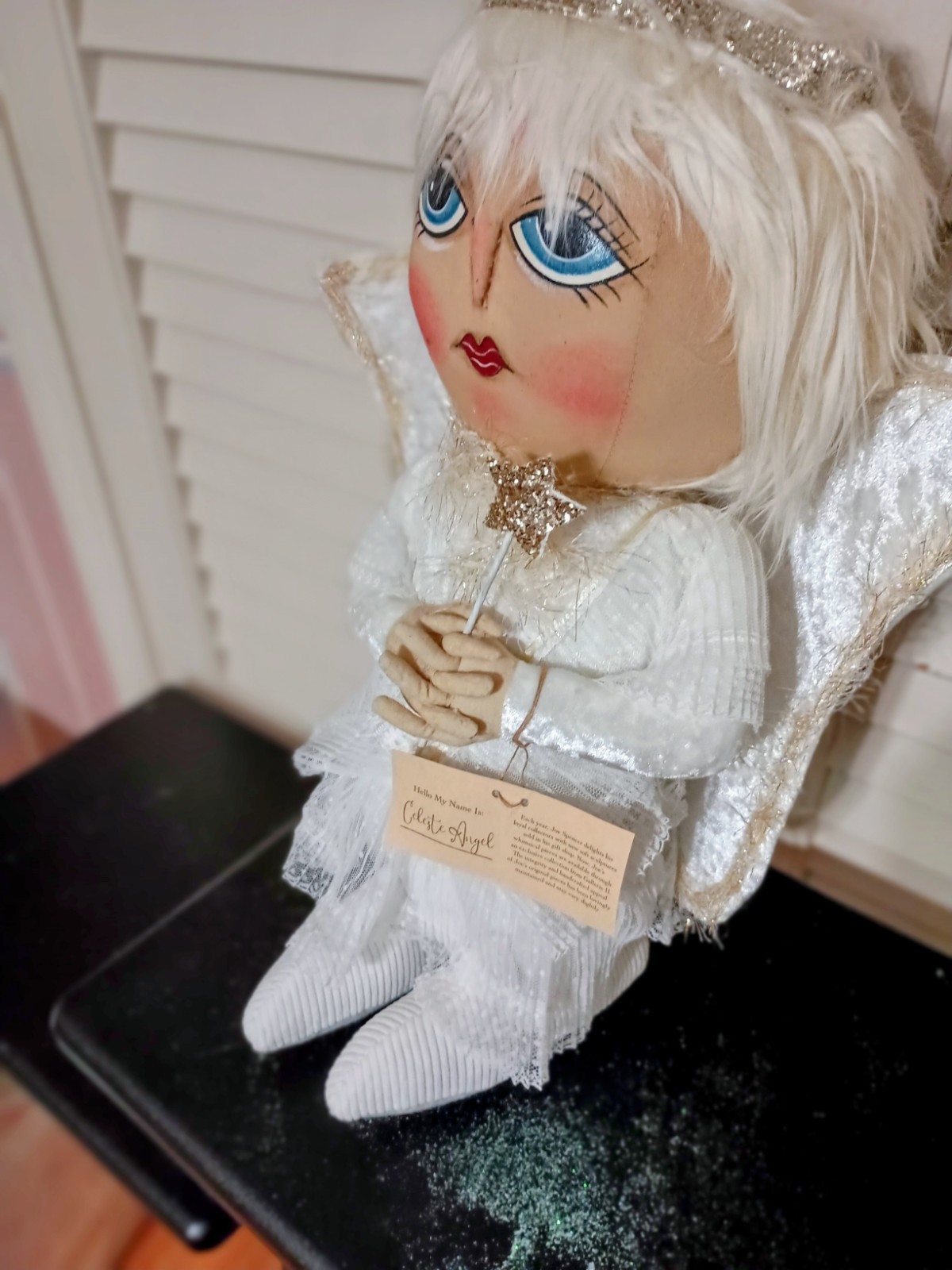 JOE SPENCER -GATHERED TRADITIONS- GALLERIE II-17″H CELESTE ANGEL ART DOLL -2026