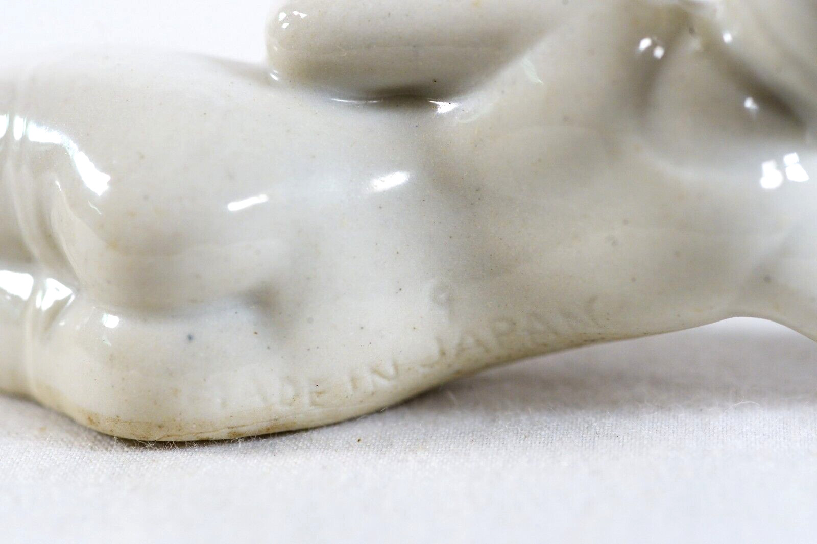 Porcelain Pinup Girl Bathing Beauty Miniature #9 Mid-Century Japan