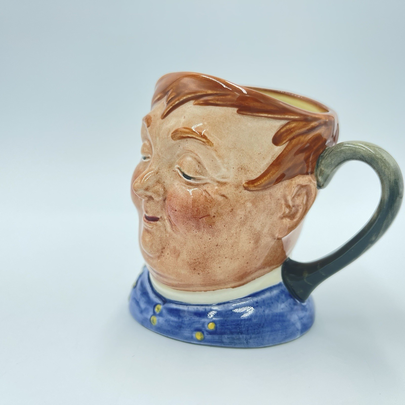 Royal Doulton “FAT BOY” Toby mini–Mug Ceramic Pitcher 3.25″