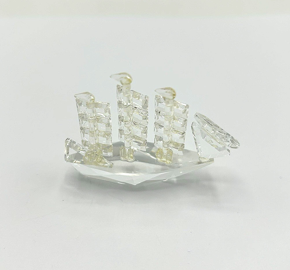 AUSTRIAN CRYSTAL SCHOONER by Crystal Galleria