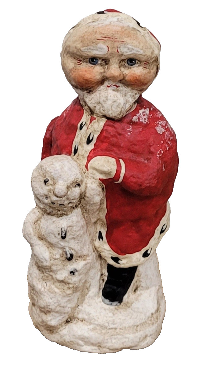Debbee Thibault Santa Snowman Christmas Folk Art Limited Edition 156/2500