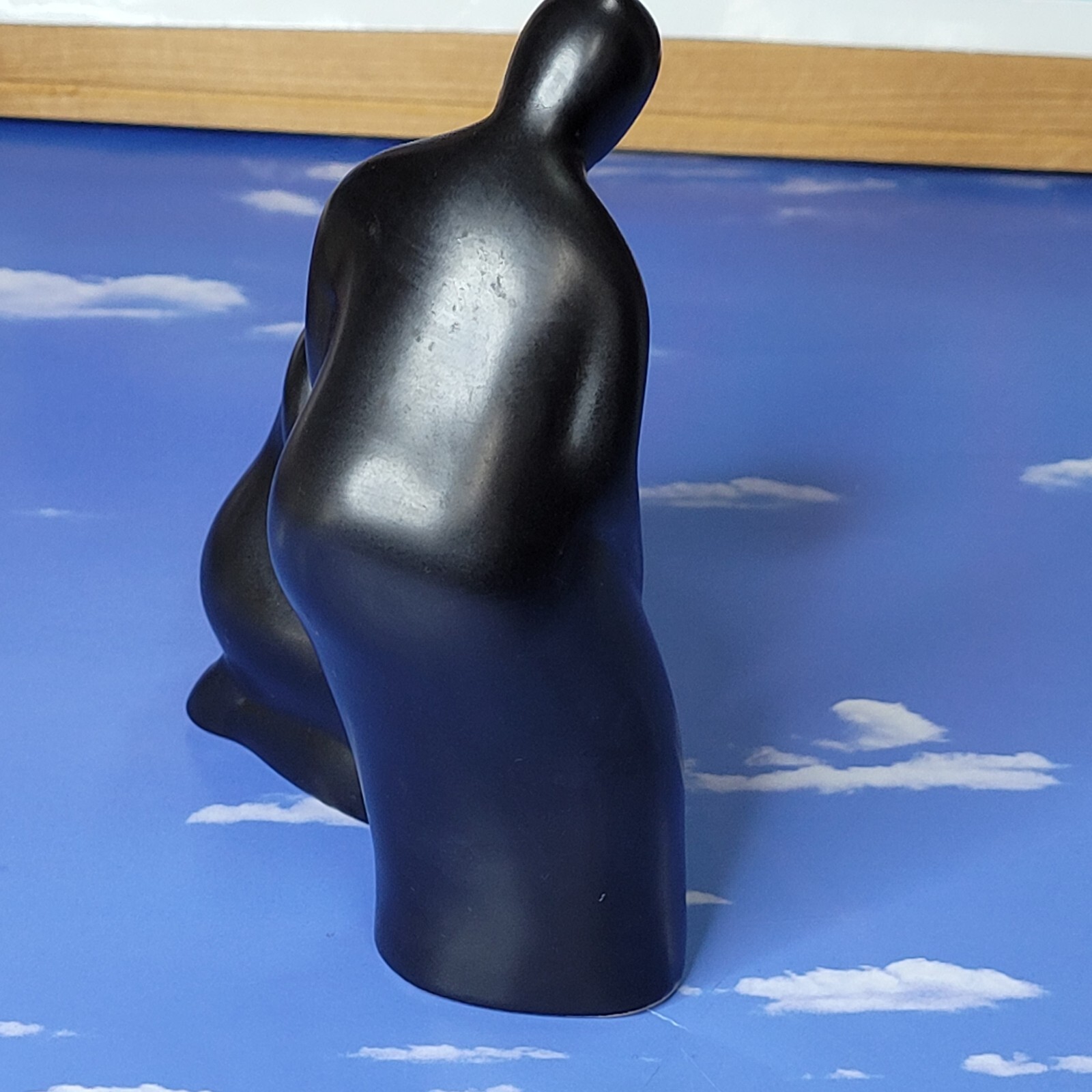 Embracing family ceramic figurine good condition very interesting scene.