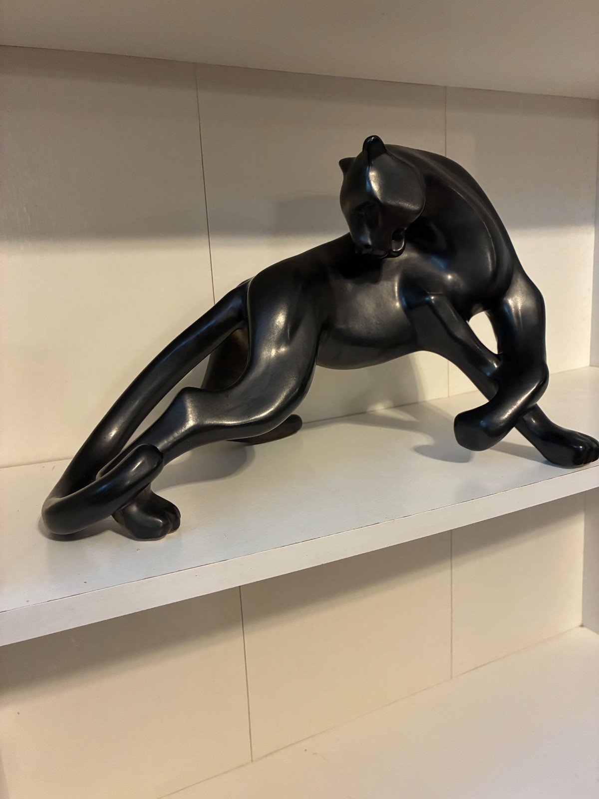 MCM Black Sculpted Black Panther Statue