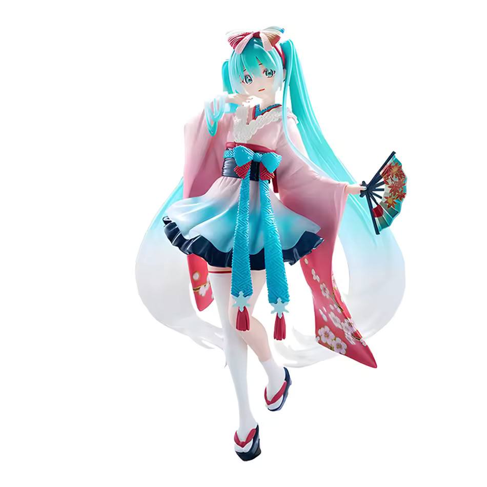 Hatsune Miku Figure Standing Sitting Pose PVC Collectible Model
