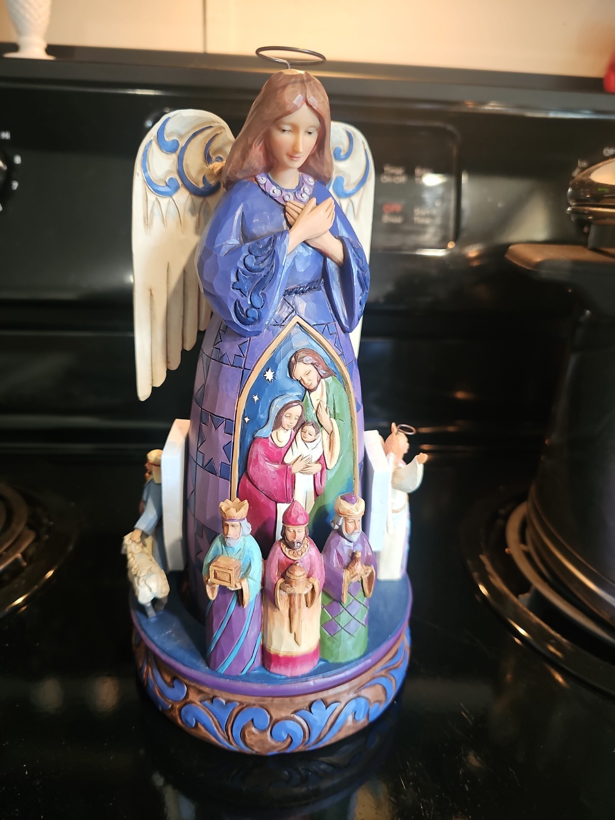 Jim Shore Nativity Christmas Moveable Angel “O Come Let Us Adore Him” 4051542