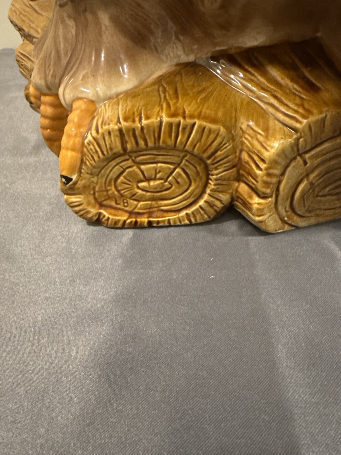 Vintage Huge 21″ Ceramic Owl Atlantic Mold Mid Century Figurine Décor Excellent!