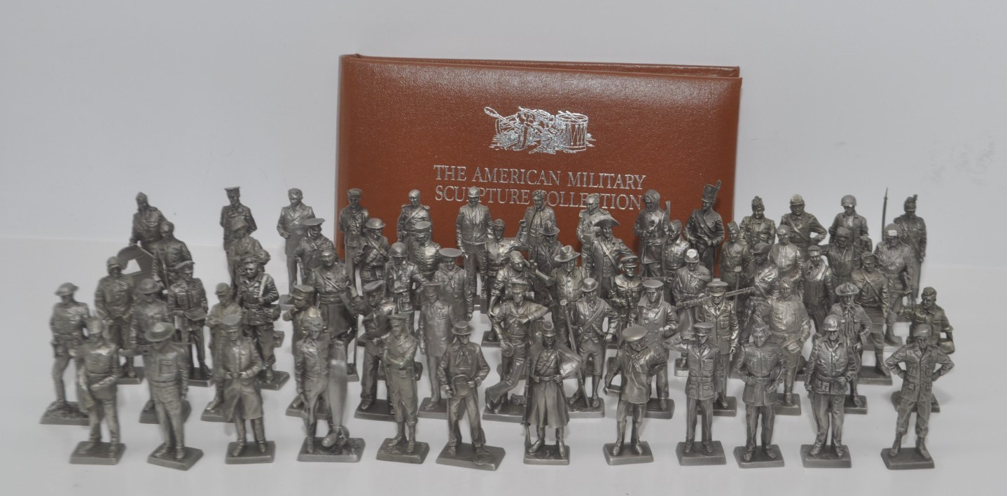 Franklin Mint Pewter American Military Sculpture Collection BUILD YOUR OWN LOT