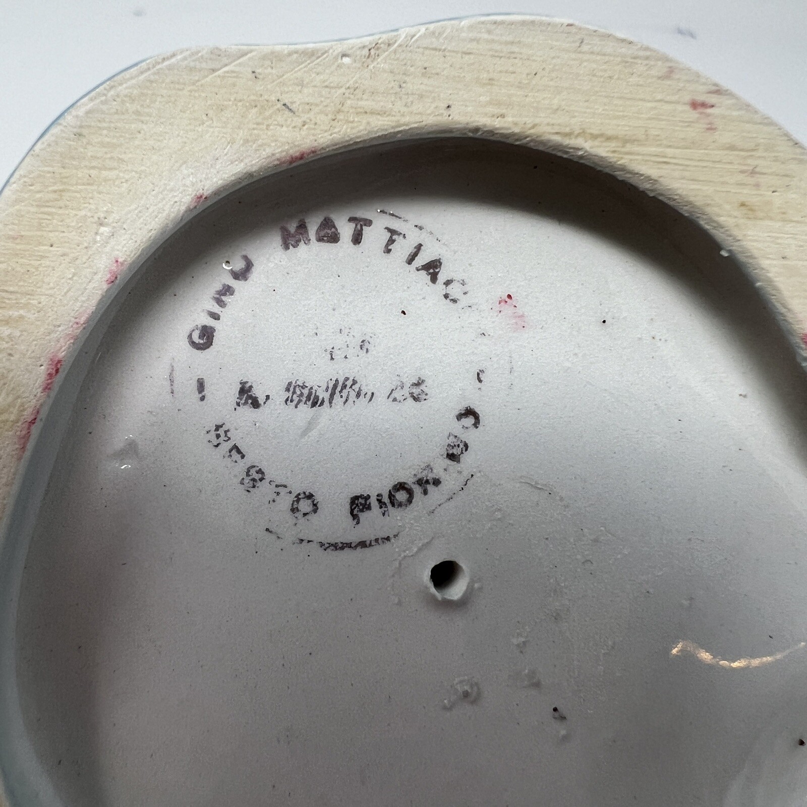 Vtg Italian Bathroom Figurine -Eat A Lot, Use Me A lot, Long You Will Live