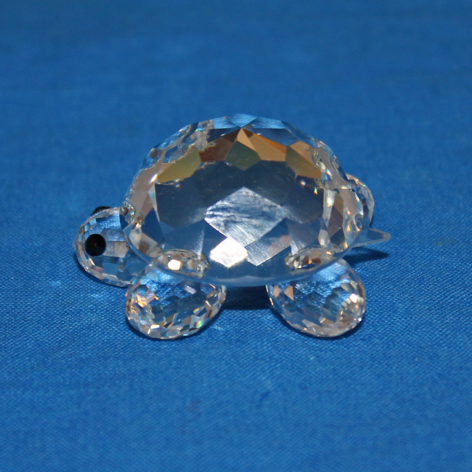 Swarovski Crystal Figurine, Turtle Large, (010037) 2.2″ MIB