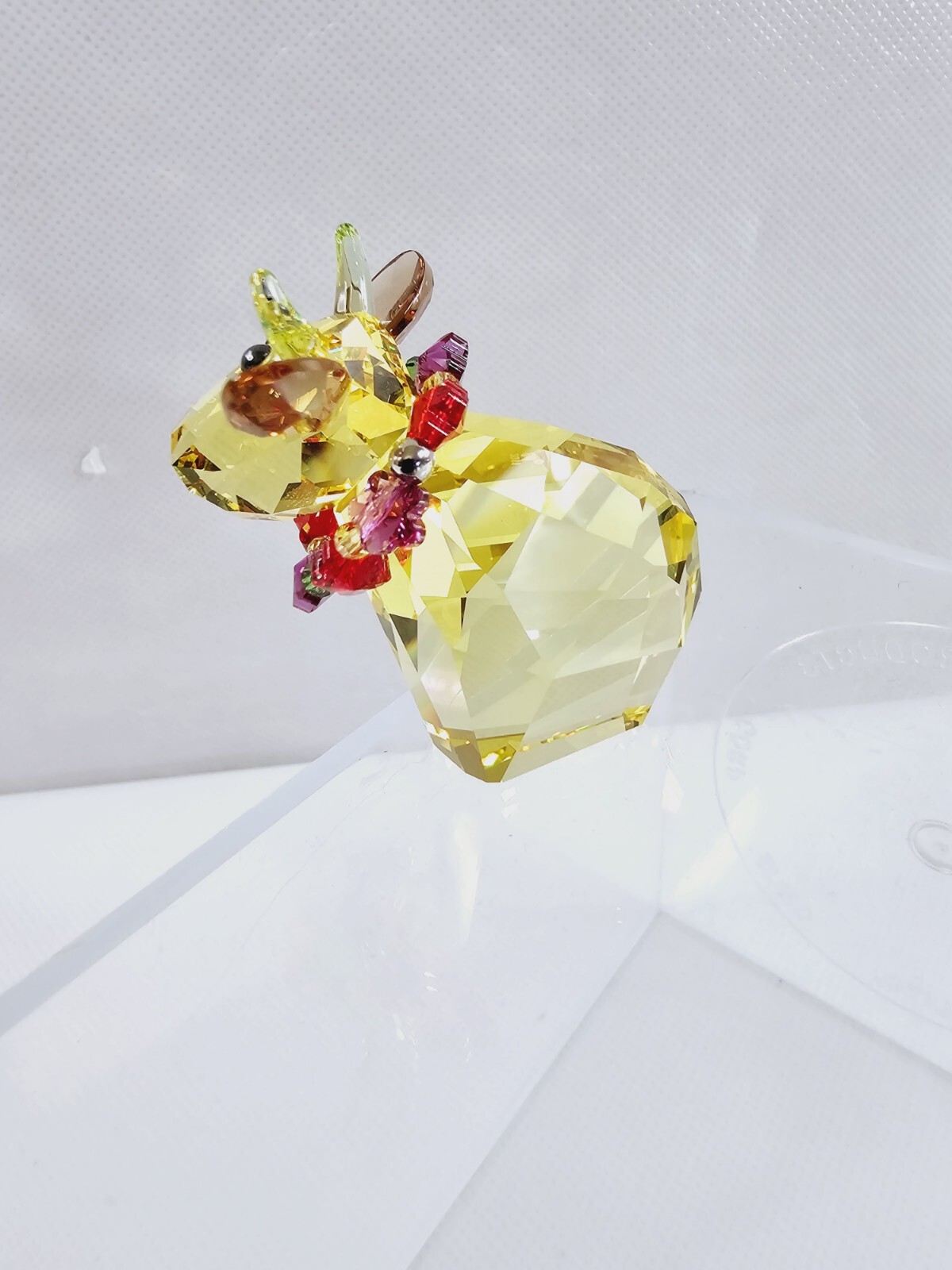 Swarovski 1093651 Lovlots Ltd Online Edition Sunshine Mo Yellow Cow 2011 w/ Box