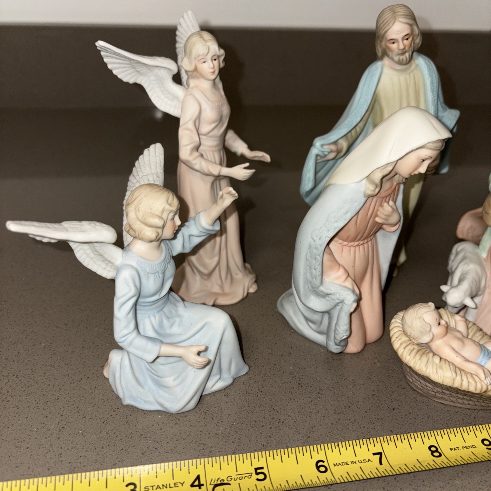 VTG Lefton Christopher Collection Nativity Set 1983 Bone china 9 Pieces