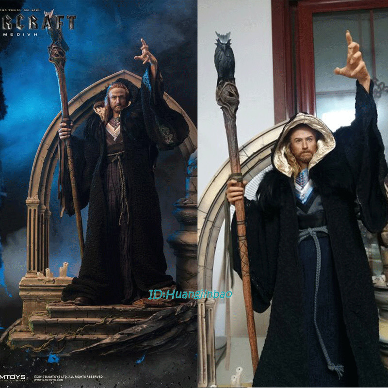 DAMTOYS Warcraft Medivh Resin Statue Painted 27.2”H Collection In Stock Hot